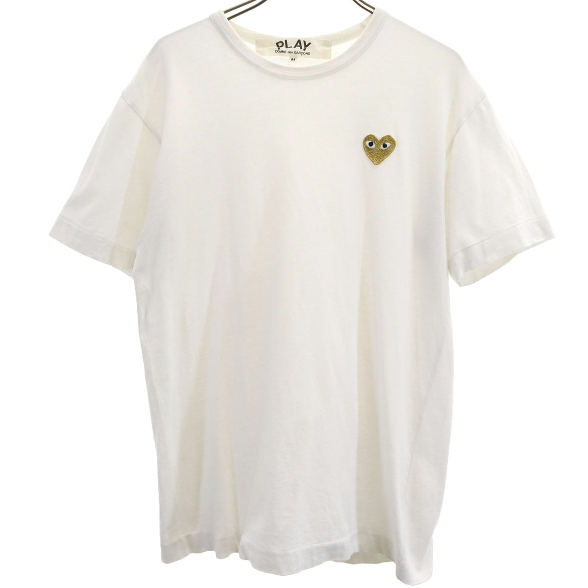 PLAY COMME des GARCONS プレイコムデギャルソン 半袖 Tシャツ M ホワイト メンズ