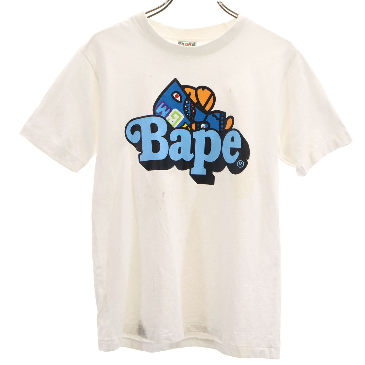 A BATHING APE アベイシングエイプ 半袖 Tシャツ XS ホワイト メンズ