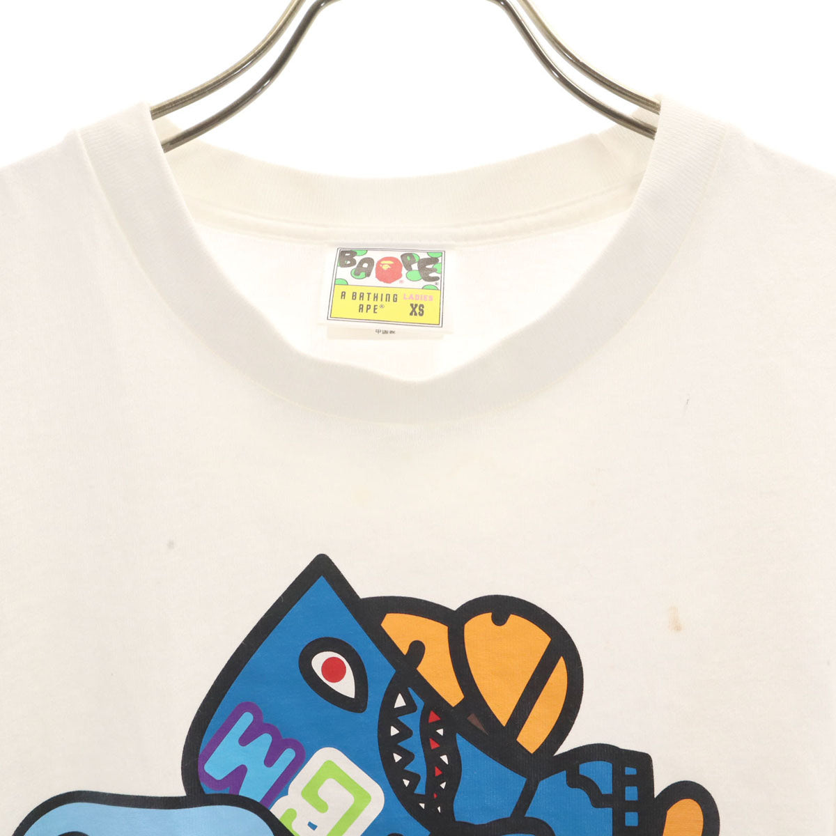 A BATHING APE アベイシングエイプ 半袖 Tシャツ XS ホワイト メンズ