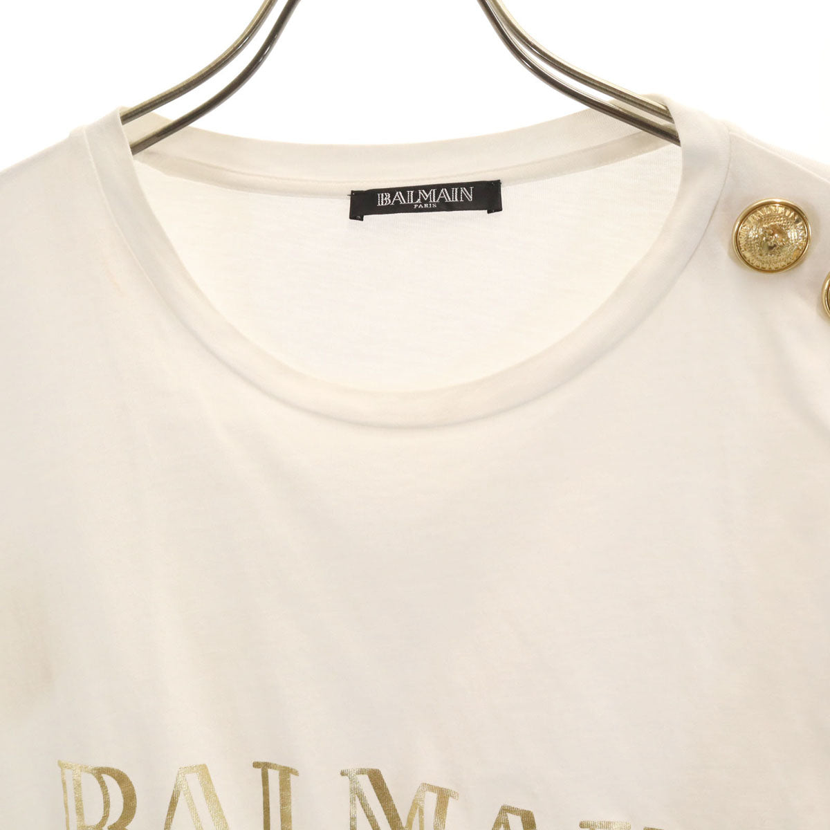 BALMAIN バルマン 半袖 Tシャツ 36 ホワイト レディース