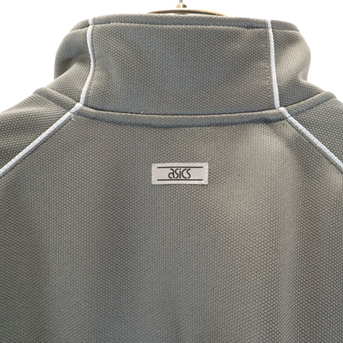 asics アシックス トレーニング ジャージジャケット 上下 セットアップ M グレー メンズ