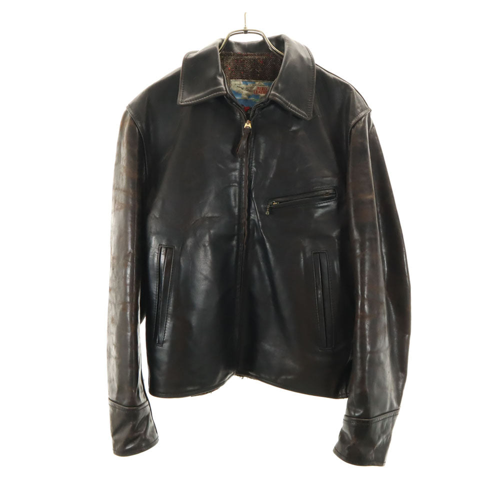 AERO LEATHER エアロレザー スコットランド製 レザージャケット 38 ブラック メンズ
