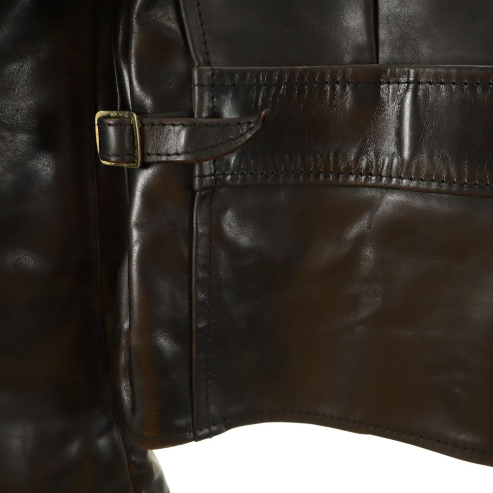 AERO LEATHER エアロレザー スコットランド製 レザージャケット 38 ブラック メンズ