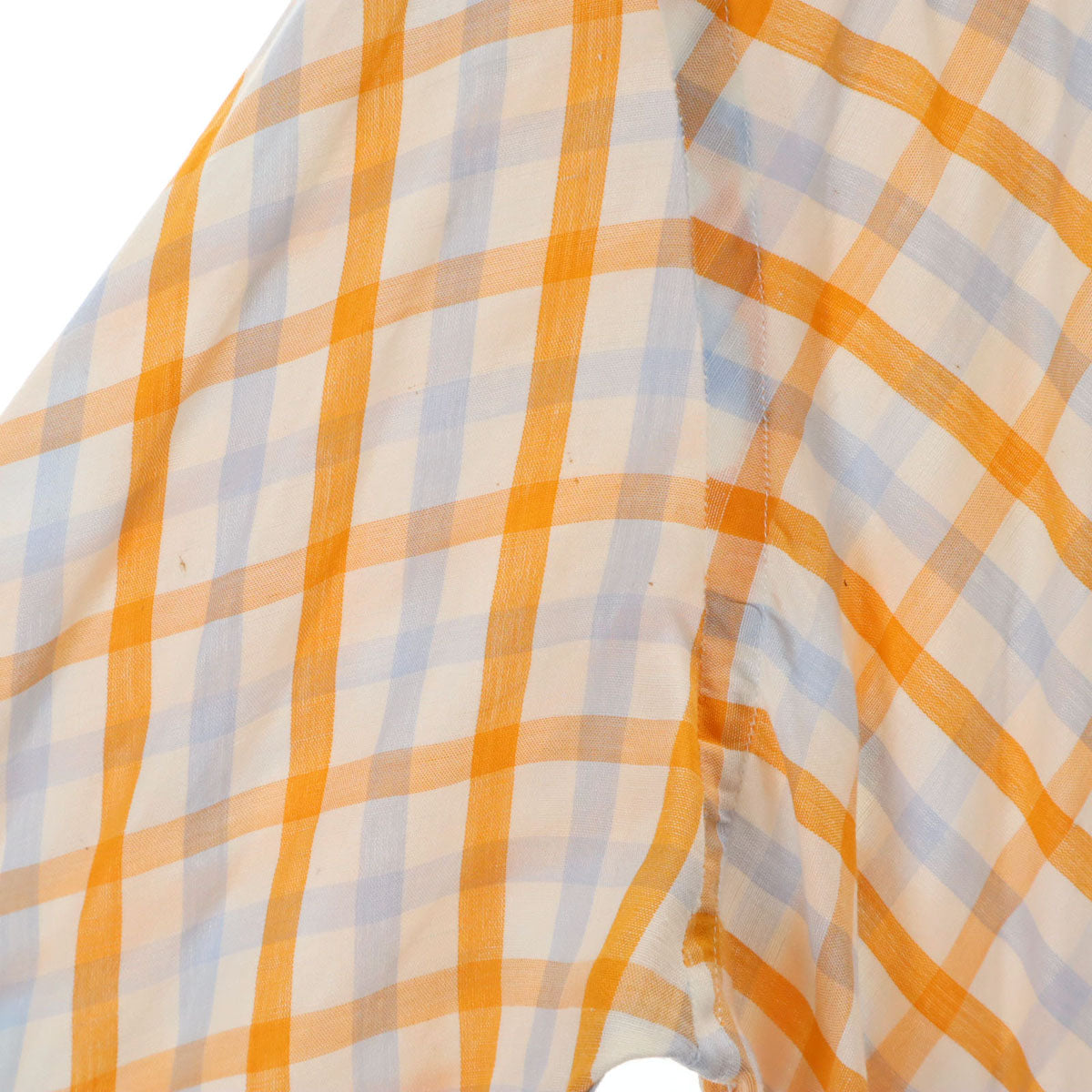 ETRO エトロ イタリア製 チェック柄 長袖 ボタンダウンシャツ 43 ホワイト メンズ