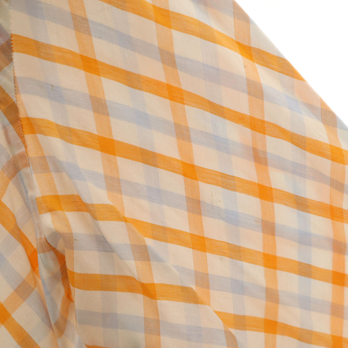 ETRO エトロ イタリア製 チェック柄 長袖 ボタンダウンシャツ 43 ホワイト メンズ