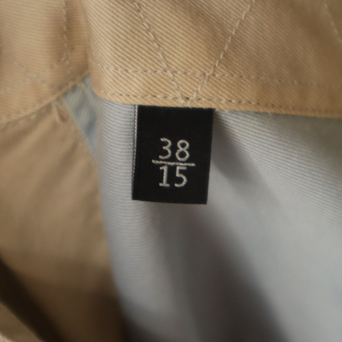 GUCCI グッチ イタリア製 長袖 スキニー ボタンダウンシャツ 38 ベージュ メンズ