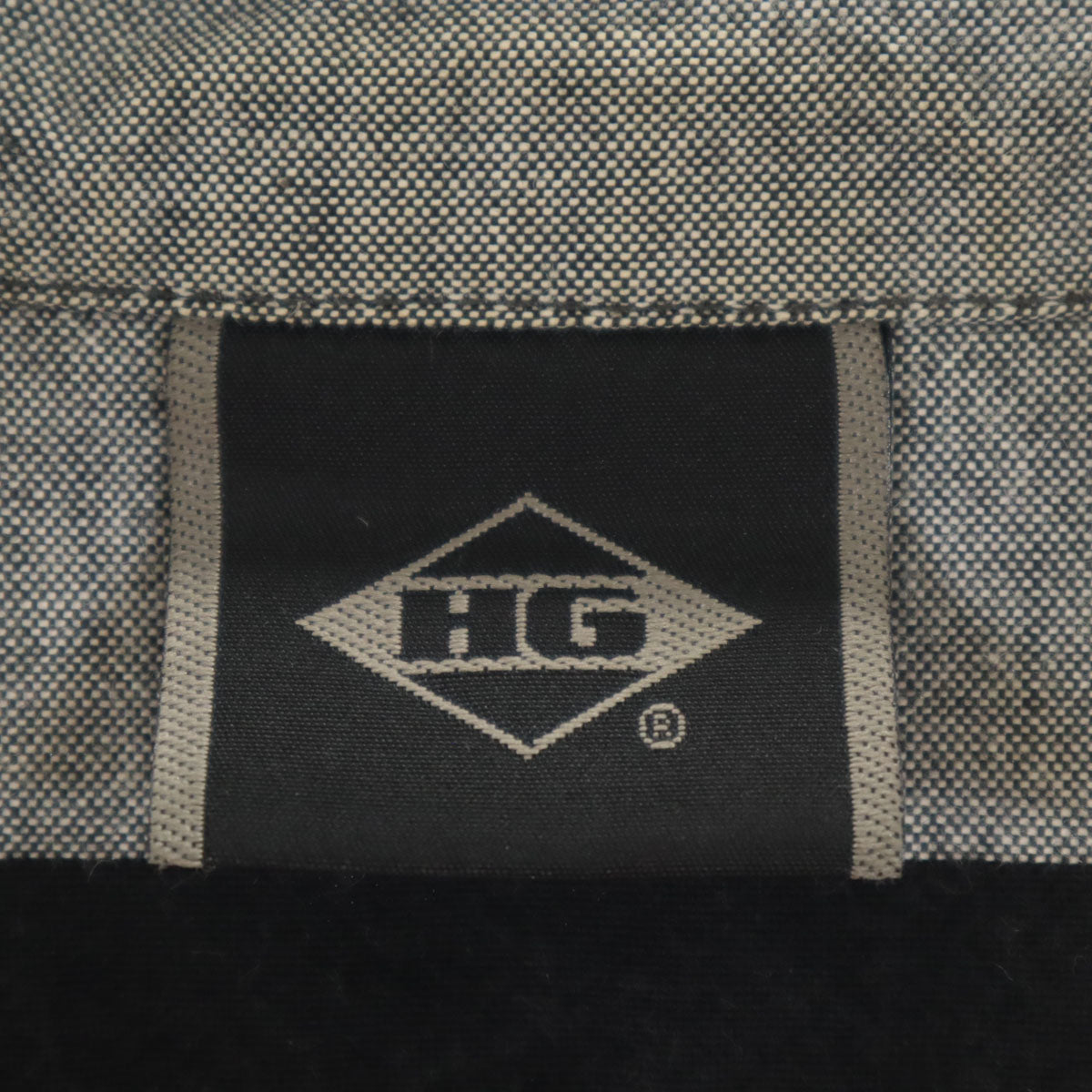 HYSTERIC GLAMOUR ヒステリックグラマー ボーダー柄 半袖 シャツ グレー メンズ