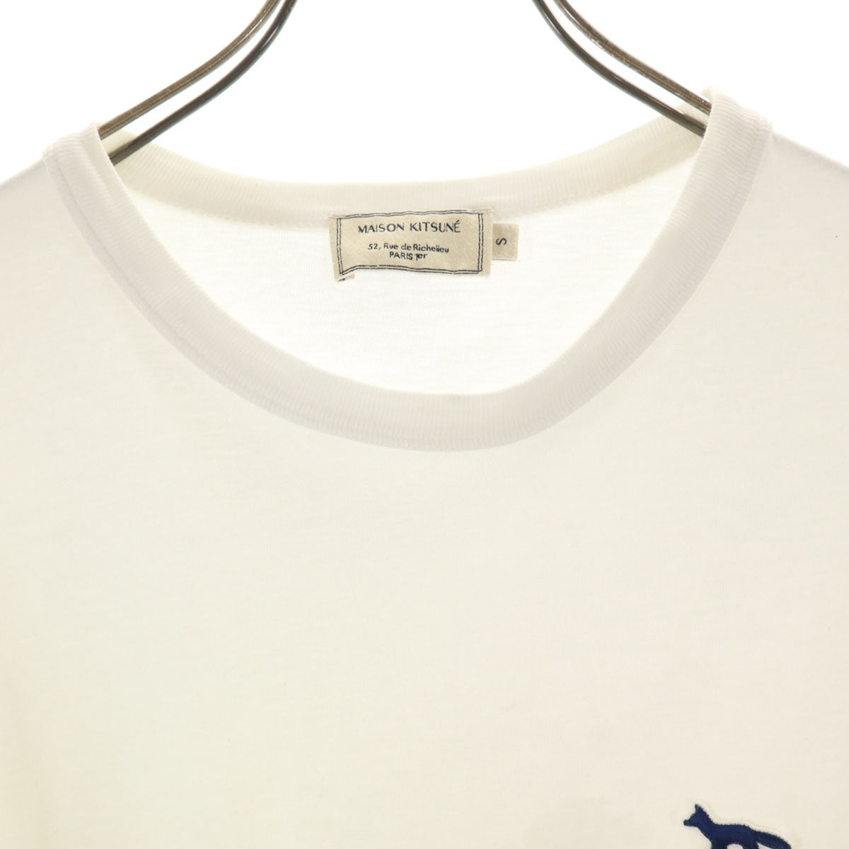 MAISON KITSUNE メゾンキツネ 半袖 Tシャツ S ホワイト メンズ