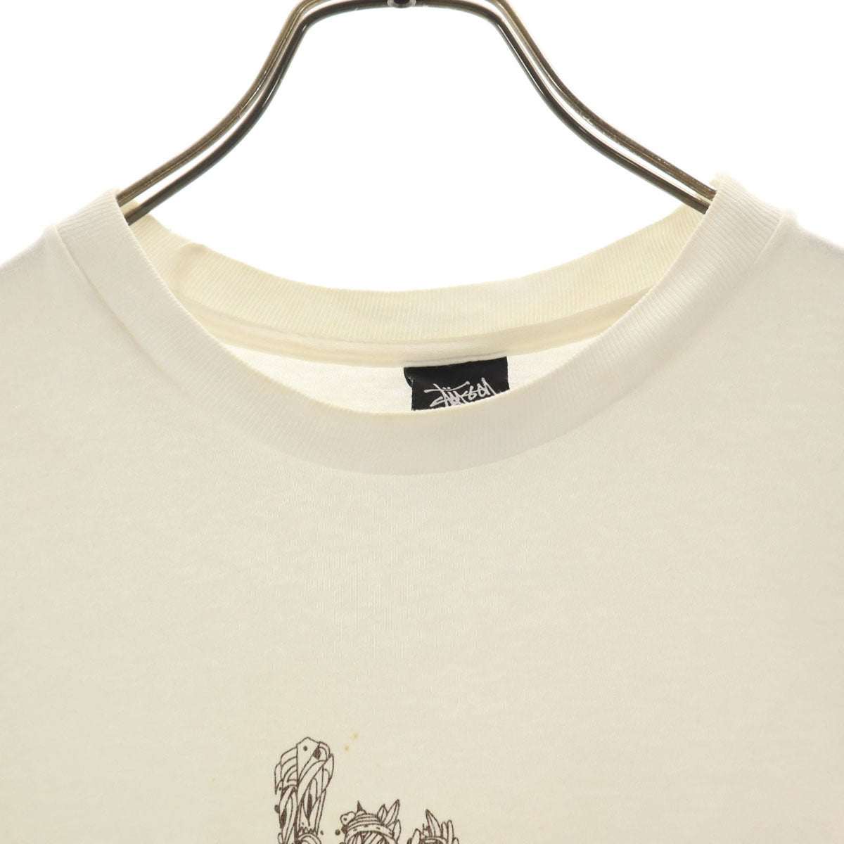 STUSSY ステューシー 半袖 Tシャツ M ホワイト メンズ
