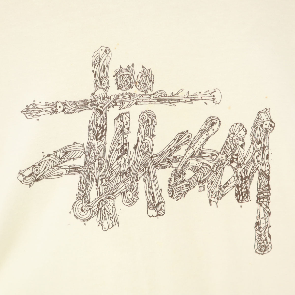 STUSSY ステューシー 半袖 Tシャツ M ホワイト メンズ