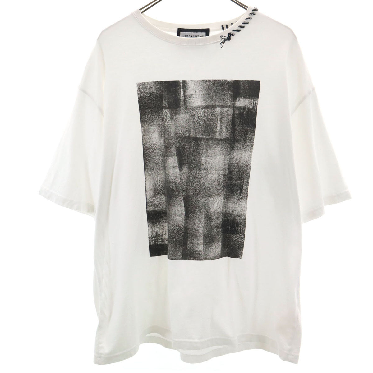 MAISON SPECIAL メゾンスペシャル 半袖 Tシャツ 0 ホワイト メンズ