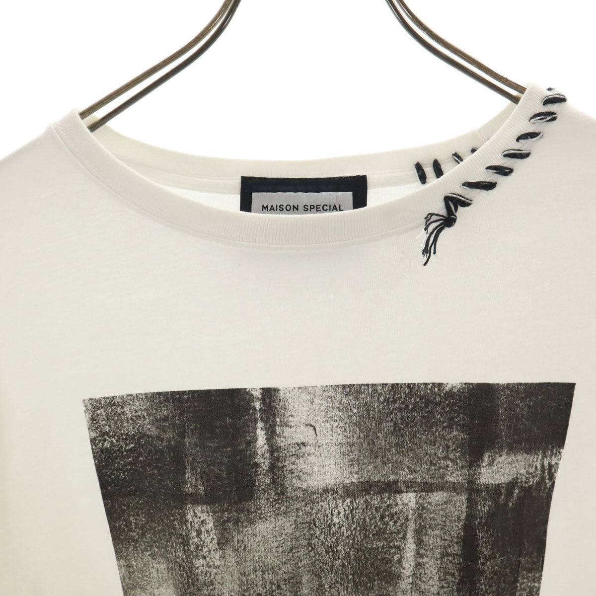 MAISON SPECIAL メゾンスペシャル 半袖 Tシャツ 0 ホワイト メンズ