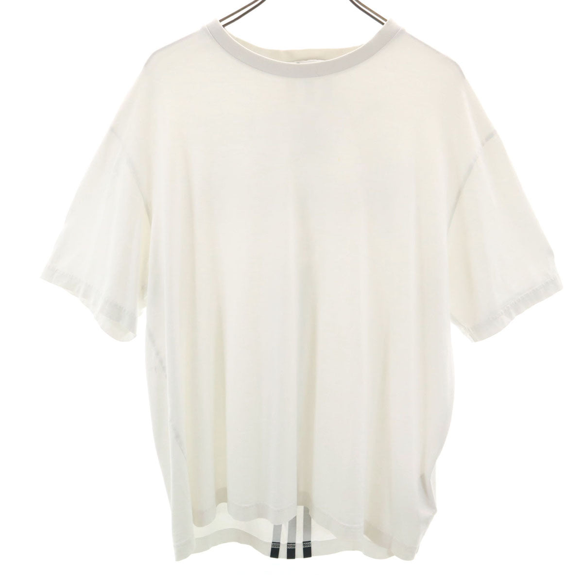 Y-3 ワイスリー バックロゴ 半袖 Tシャツ L ホワイト ヨウジヤマモト メンズ