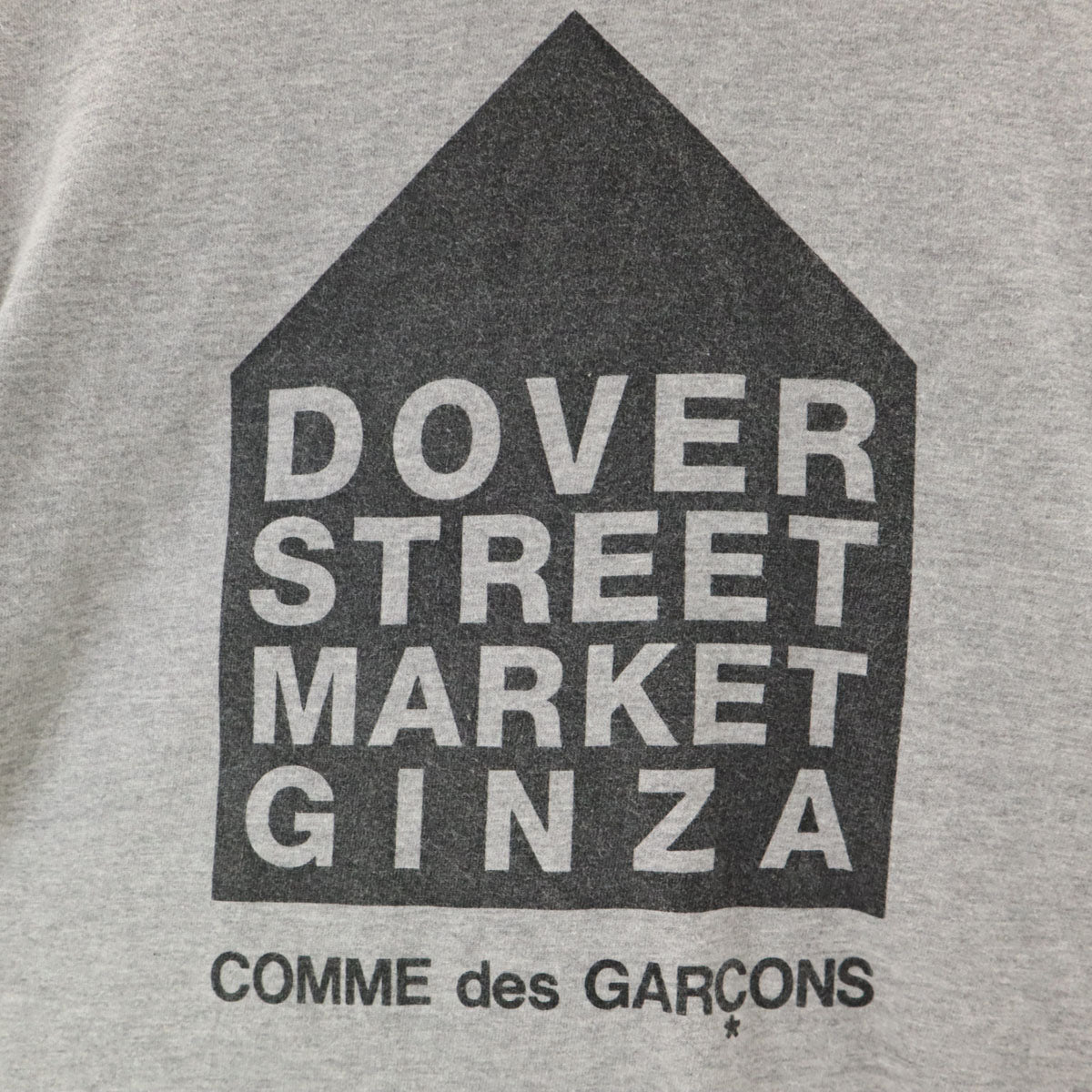 DOVER STREET MARKET ドーバーストリートマーケット 2012年 日本製 半袖 Tシャツ M グレー コムデギャルソン メンズ