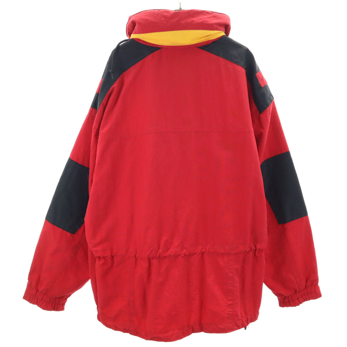 90s オールド 長袖 アノラックパーカー L レッド アウトドア メンズ