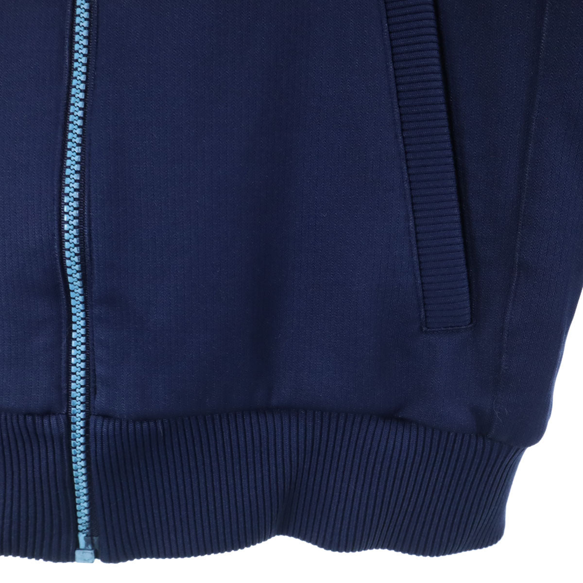 adidas アディダス 70s ヴィンテージ 西ドイツタグ デサント製 トレフォイルロゴ トラックジャケット M ネイビー メンズ