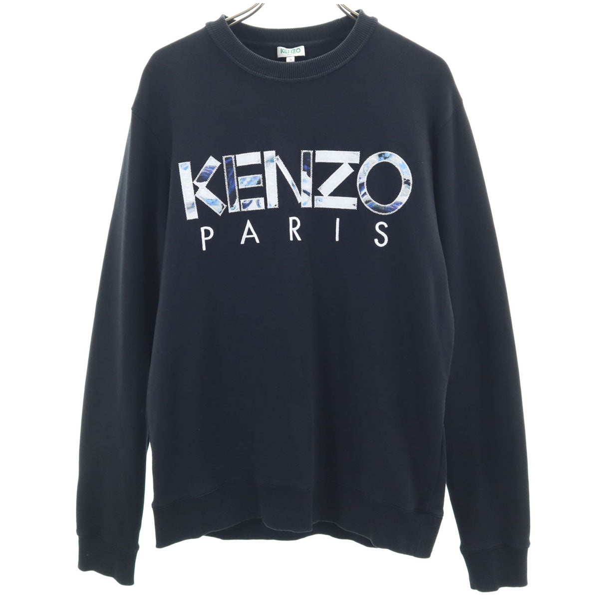 KENZO ケンゾー ポルトガル製 長袖 トレーナー S ブラック メンズ