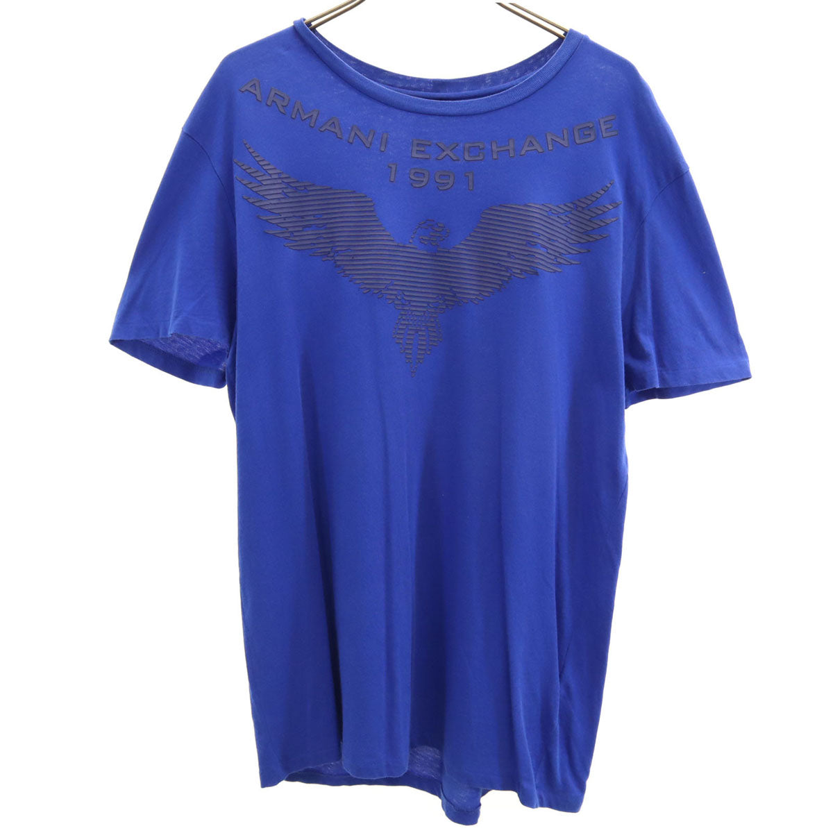 ARMANI EXCHANGE アルマーニエクスチェンジ 半袖 Tシャツ L ブルー メンズ