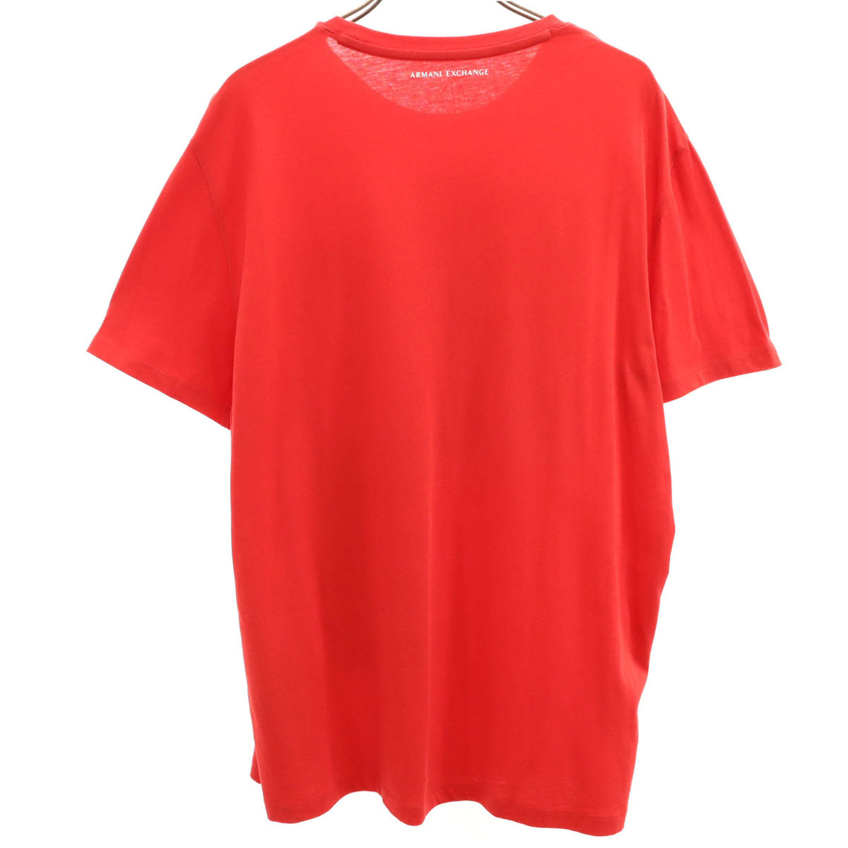 美品 ARMANI EXCHANGE アルマーニエクスチェンジ 半袖 Tシャツ L レッド メンズ