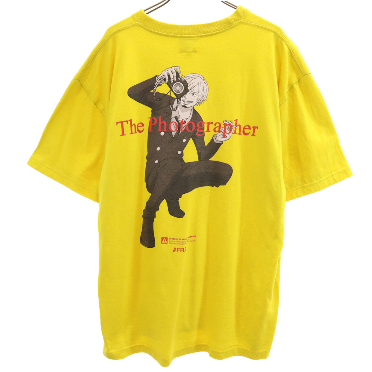 FR2 エフアールツー ONEPIECE ワンピース コラボ サンジ 半袖 Tシャツ L イエロー メンズ