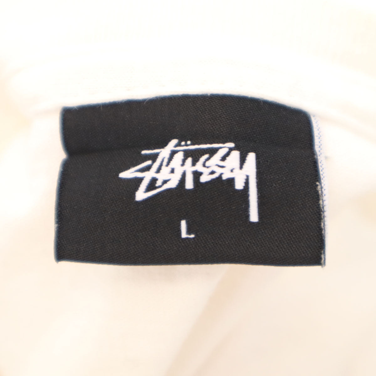STUSSY ステューシー 半袖 Tシャツ L ホワイト メンズ