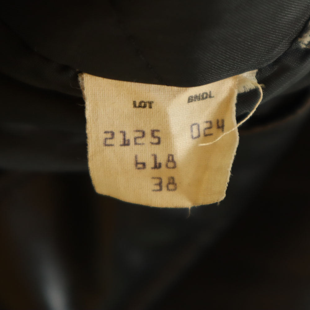 schott ショット 80s 90s オールド USA製 ダブルライダースジャケット 38 ブラック メンズ