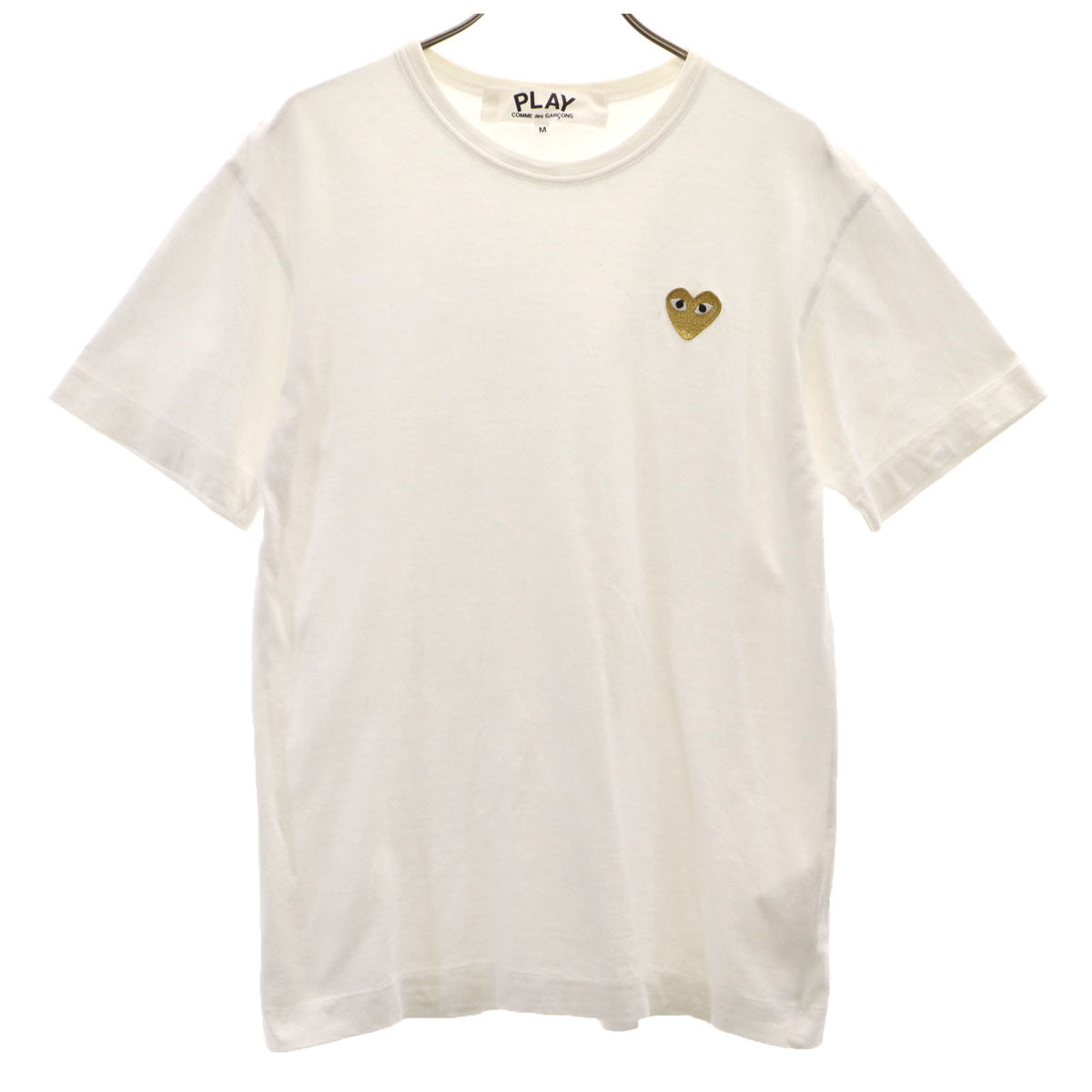 PLAY COMME des GARCONS プレイコムデギャルソン 2020年 日本製 半袖 Tシャツ M ホワイト メンズ