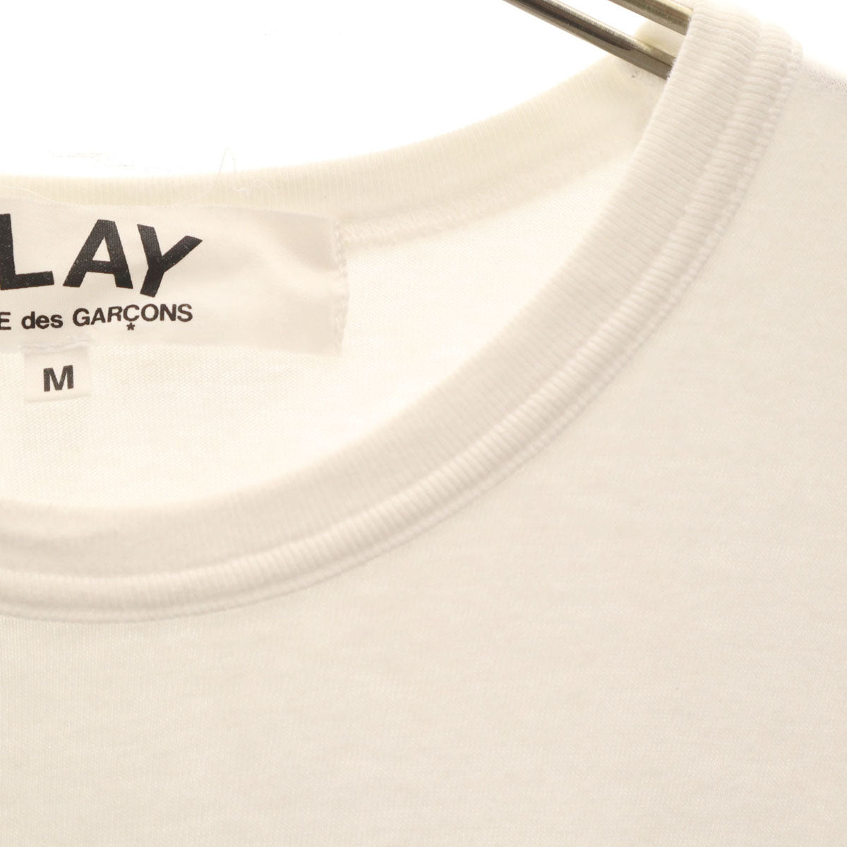 PLAY COMME des GARCONS プレイコムデギャルソン 2020年 日本製 半袖 Tシャツ M ホワイト メンズ