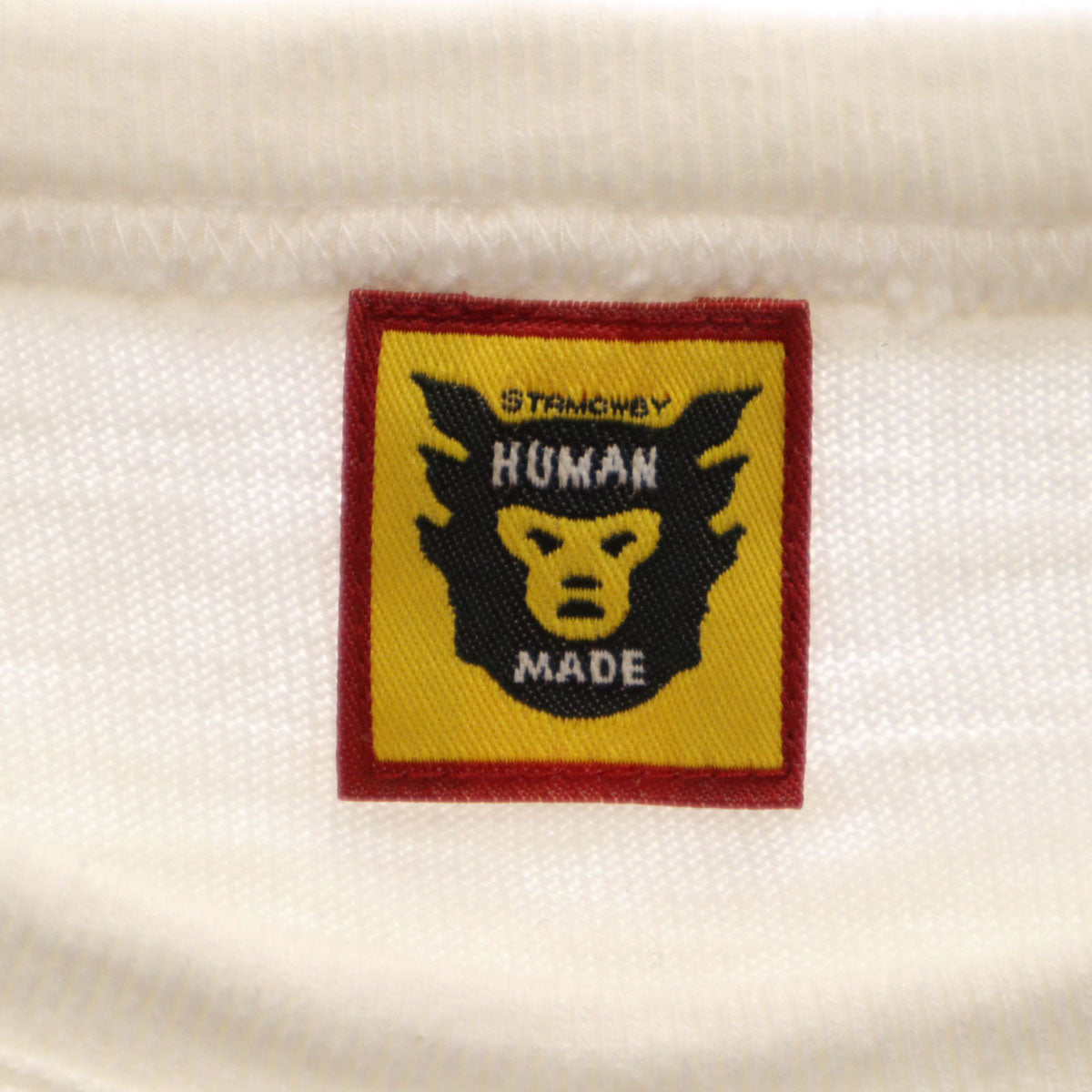 HUMAN MADE ヒューマンメイド 日本製 半袖 Tシャツ L アイボリー メンズ