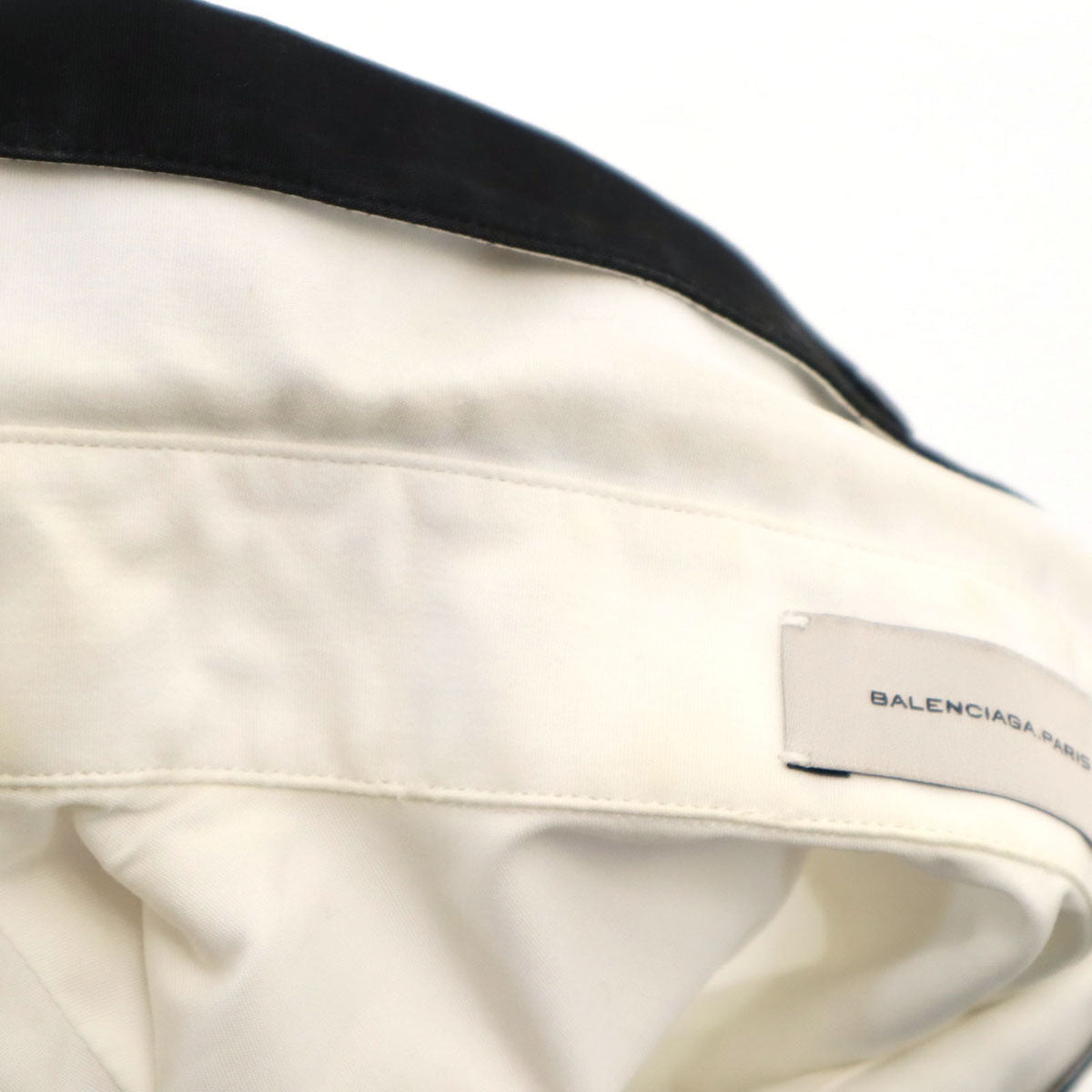 BALENCIAGA バレンシアガ イタリア製 半袖 シャツ 38 ホワイト メンズ