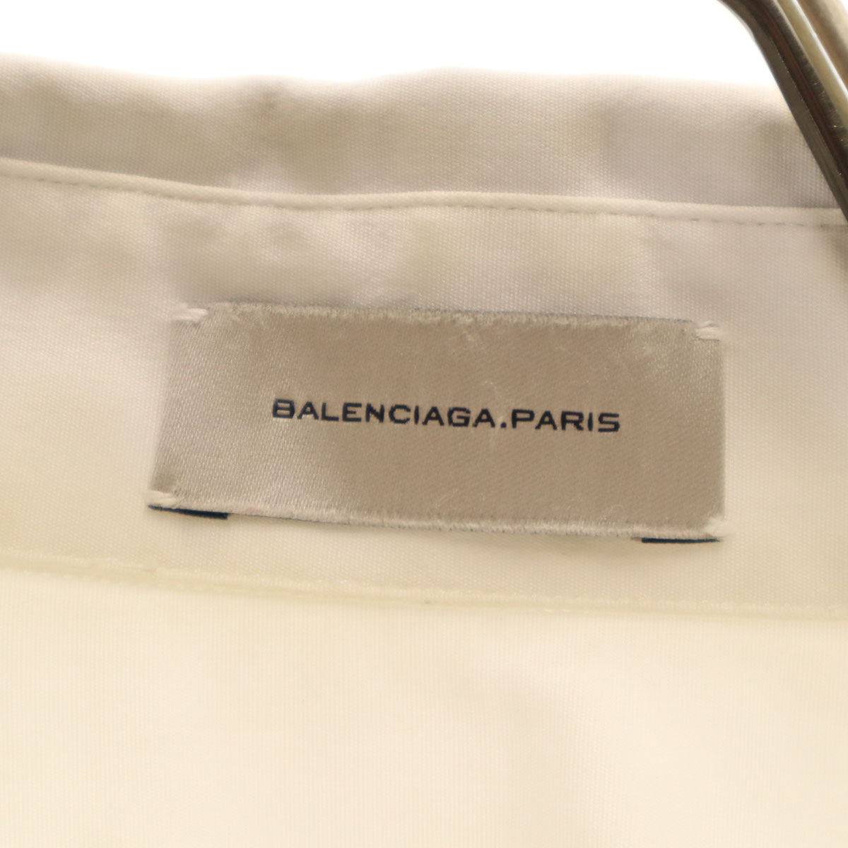 BALENCIAGA バレンシアガ イタリア製 半袖 シャツ 38 ホワイト メンズ