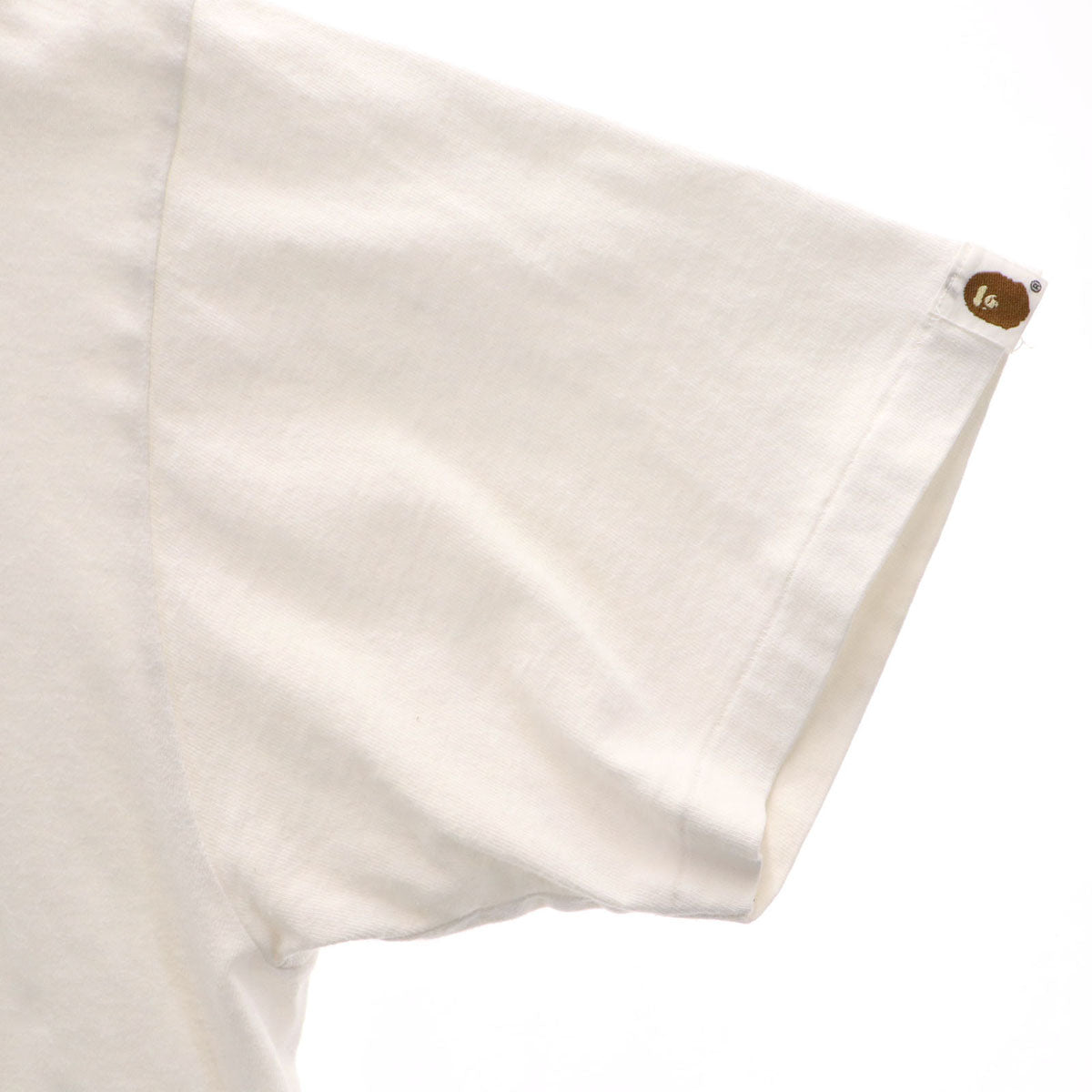 A BATHING APE アベイシングエイプ 日本製 半袖 Tシャツ M ホワイト メンズ