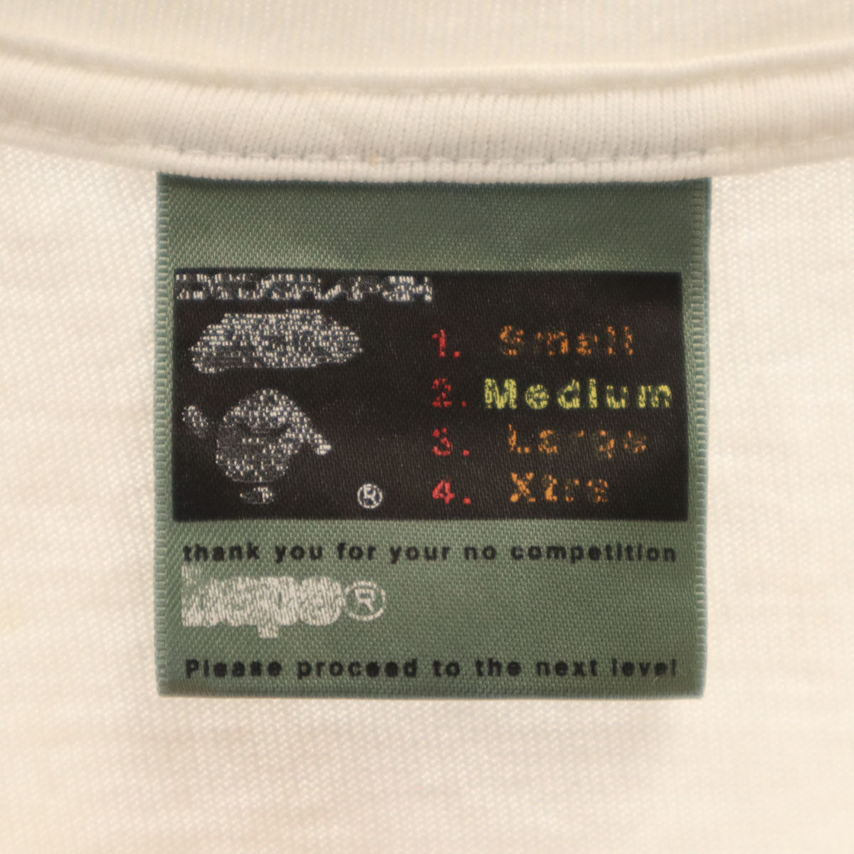 A BATHING APE アベイシングエイプ 日本製 半袖 Tシャツ M ホワイト メンズ
