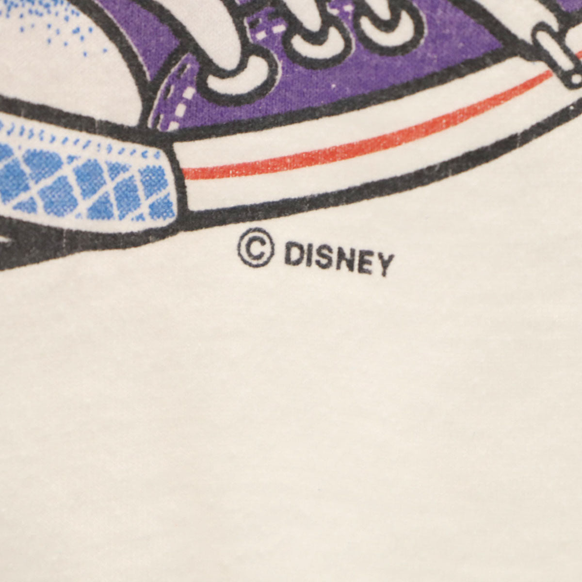 90s オールド ミッキーフレンズ 半袖 Tシャツ ホワイト Disney ディズニー メンズ