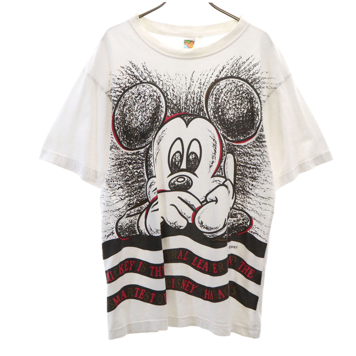 MICKEY UNLIMITED ミッキーアンリミテッド 90s オールド ミッキーマウス 半袖 Tシャツ ホワイト Disney ディズニー メンズ