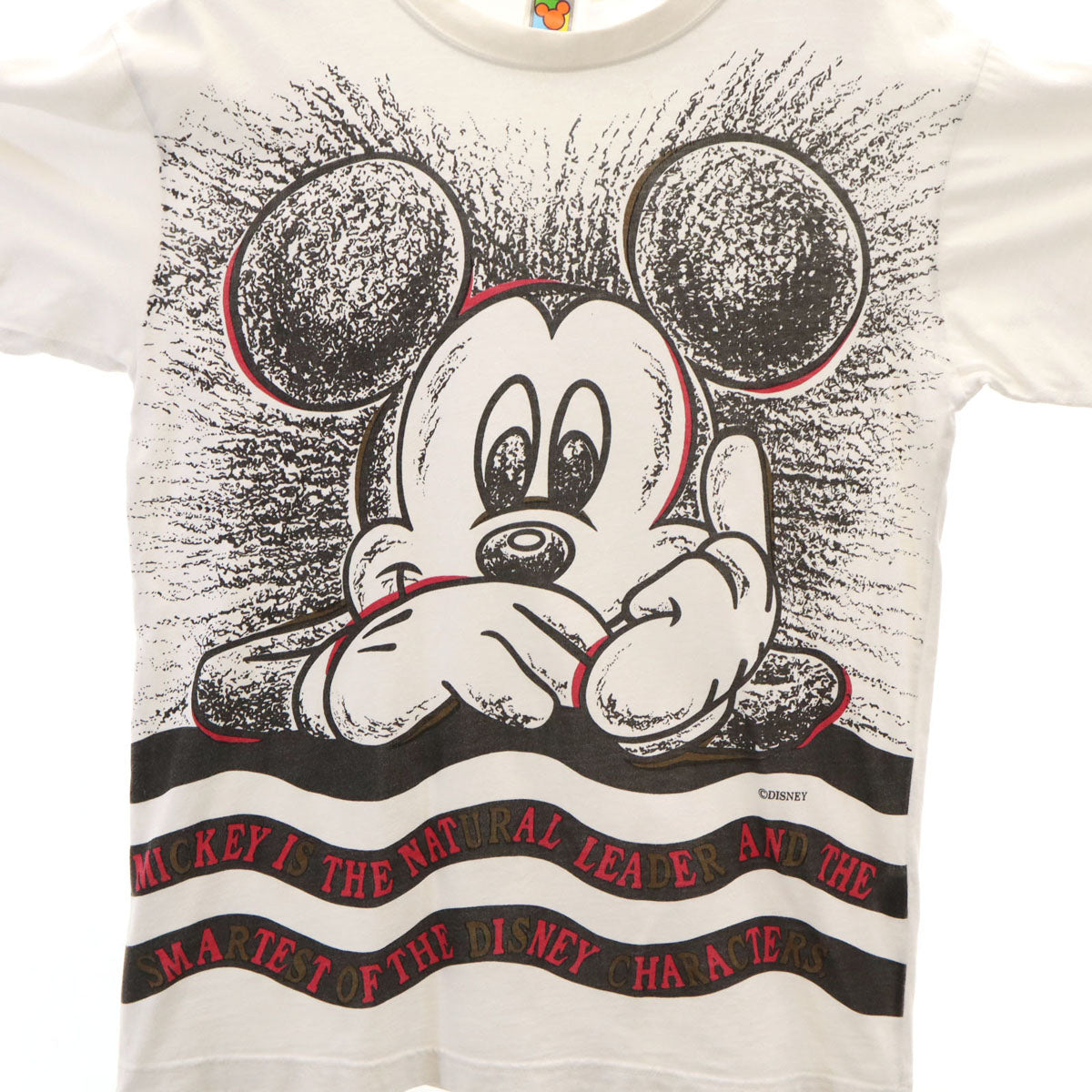 MICKEY UNLIMITED ミッキーアンリミテッド 90s オールド ミッキーマウス 半袖 Tシャツ ホワイト Disney ディズニー メンズ