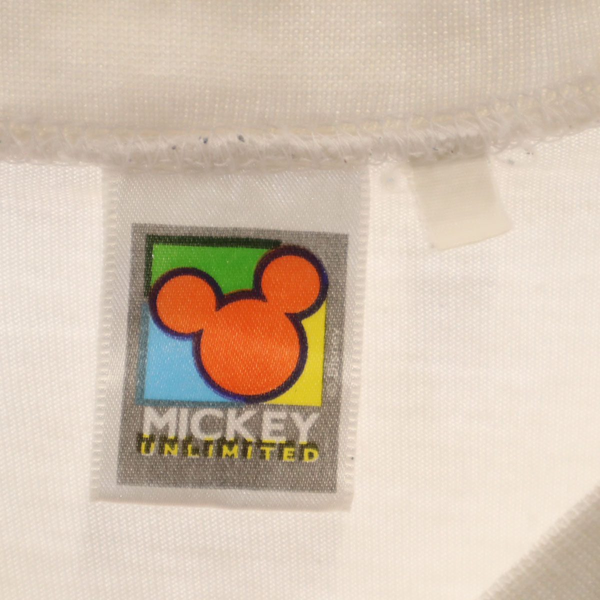 MICKEY UNLIMITED ミッキーアンリミテッド 90s オールド ミッキーマウス 半袖 Tシャツ ホワイト Disney ディズニー メンズ