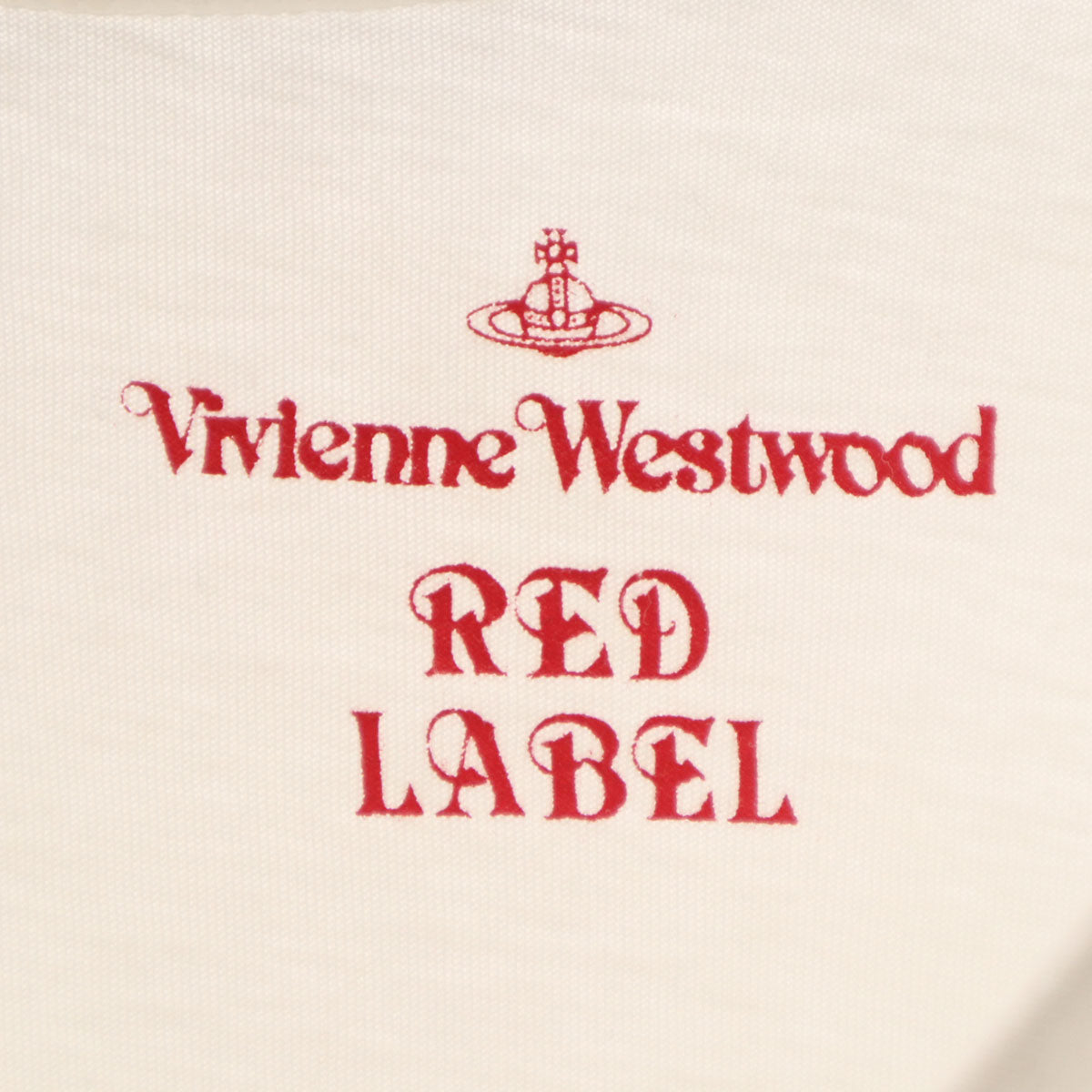 Vivienne Westwood RED LABEL ヴィヴィアンウエストウッドレッドレーベル 日本製 半袖 ロング Tシャツ 2 ホワイト レディース