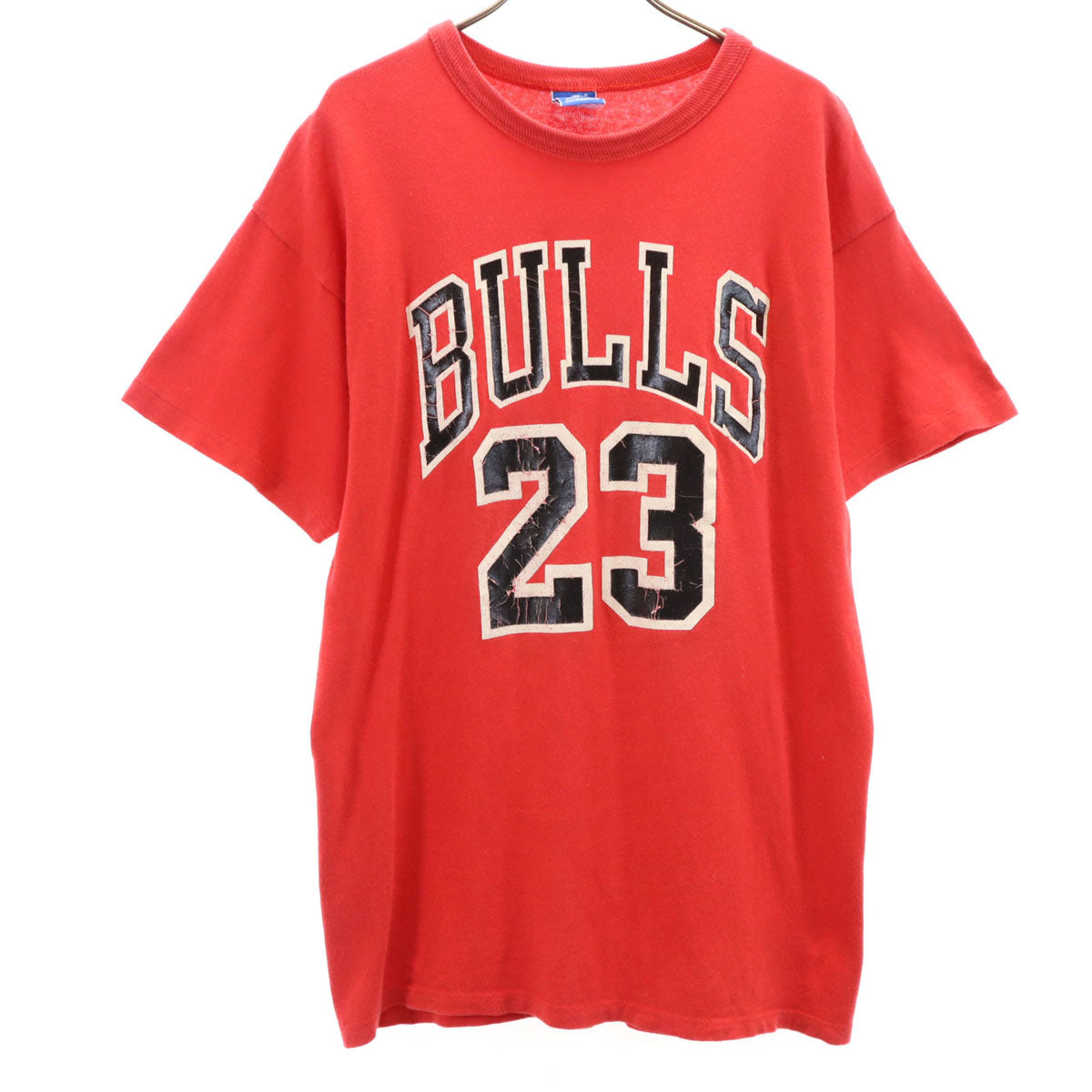 Champion チャンピオン 90s USA製 オールド 青タグ シカゴブルズ JORDAN 23 半袖 Tシャツ L レッド メンズ