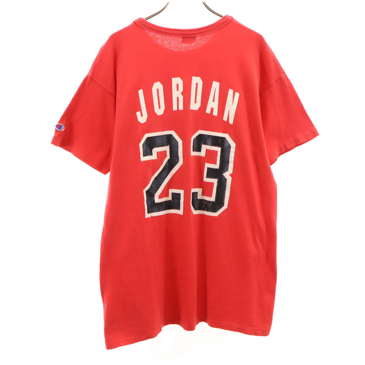 Champion チャンピオン 90s USA製 オールド 青タグ シカゴブルズ JORDAN 23 半袖 Tシャツ L レッド メンズ