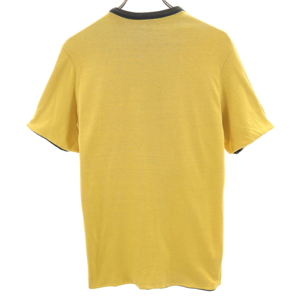 80s 90s オールド 半袖 リバーシブル Tシャツ チャコール ゲームT メンズ
