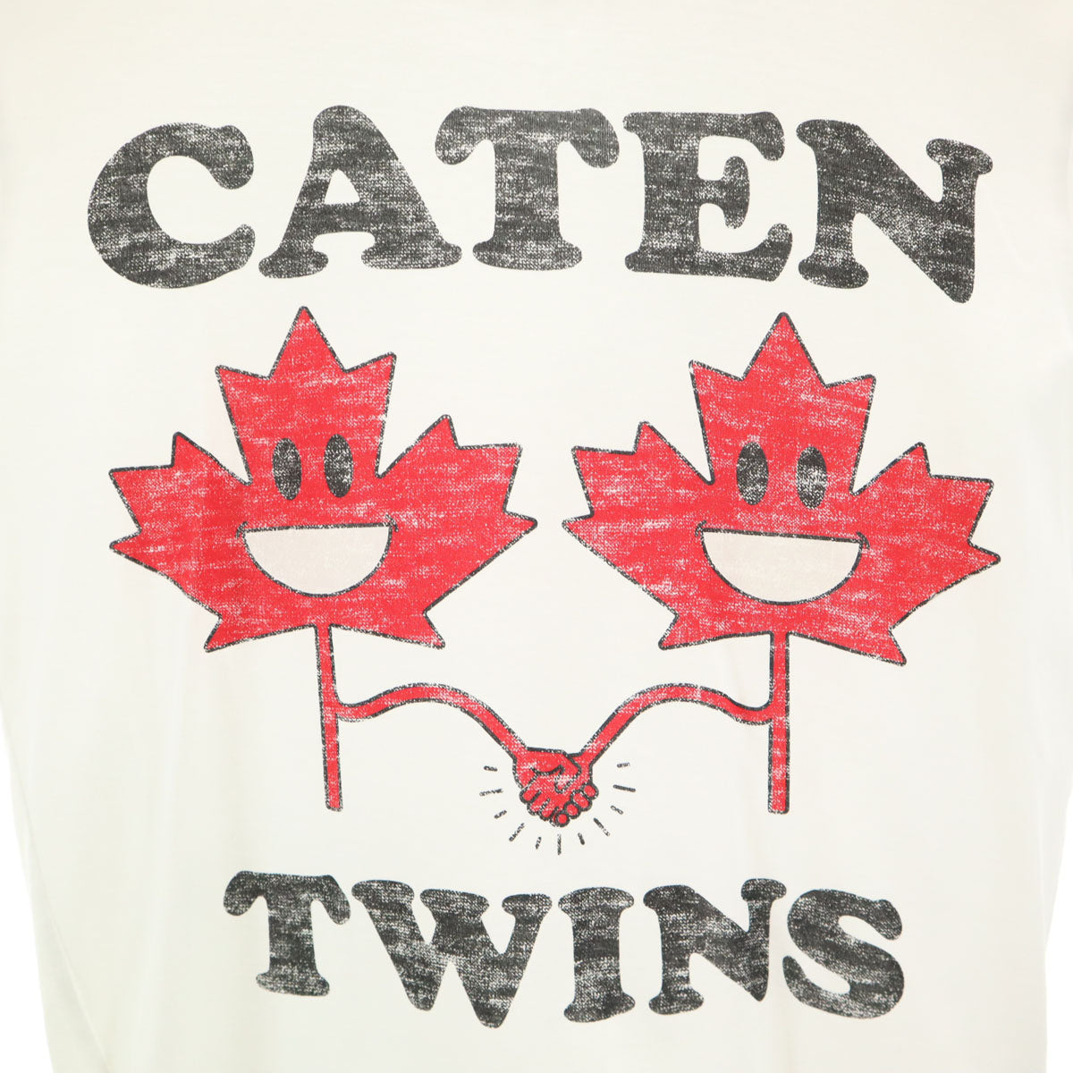 DSQUARED2 ディースクエアード ポルトガル製 CATEN TWINS 半袖 Tシャツ XS ホワイト メンズ