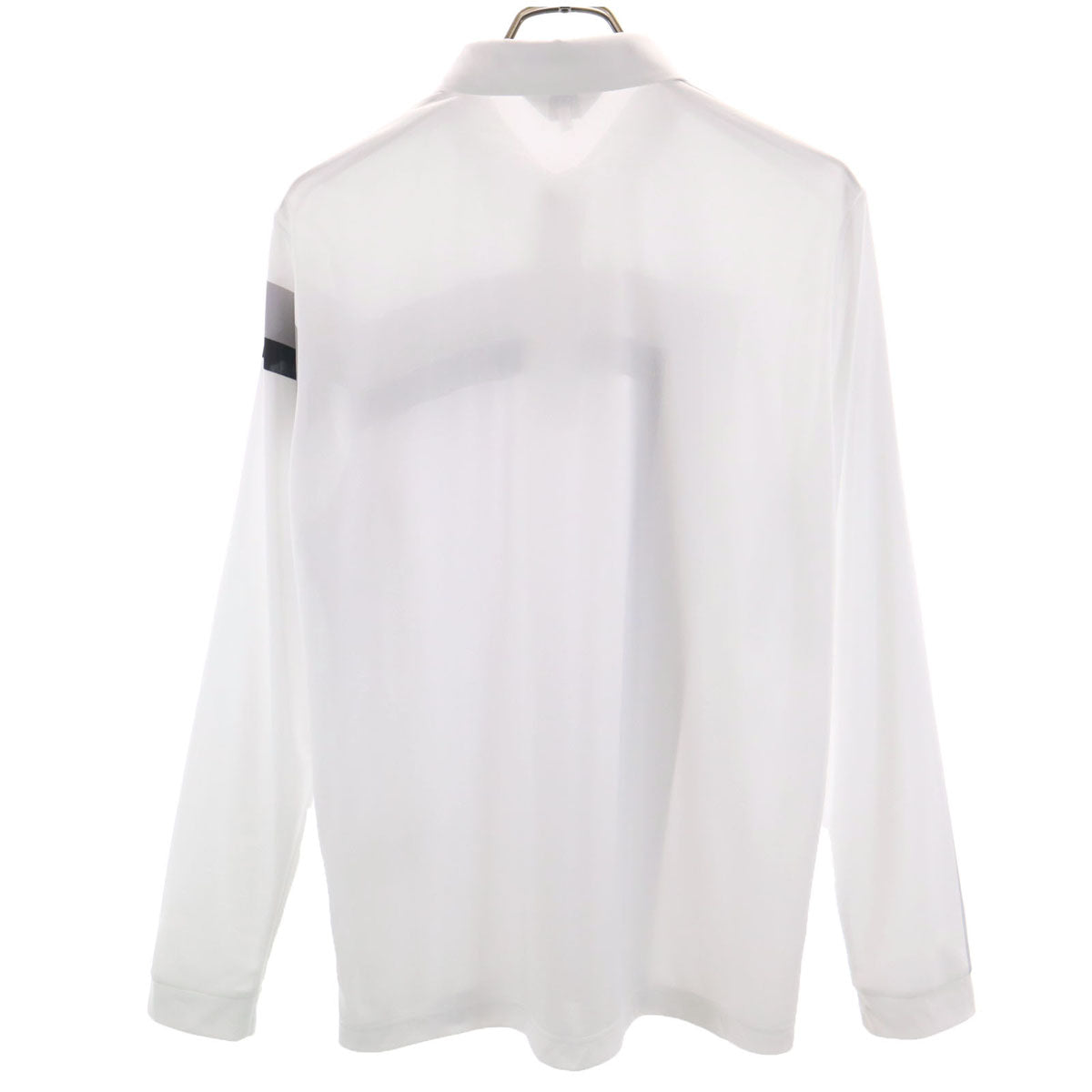 LANVIN SPORT ランバンスポール ゴルフ 長袖 ポロシャツ 40 ホワイト メンズ