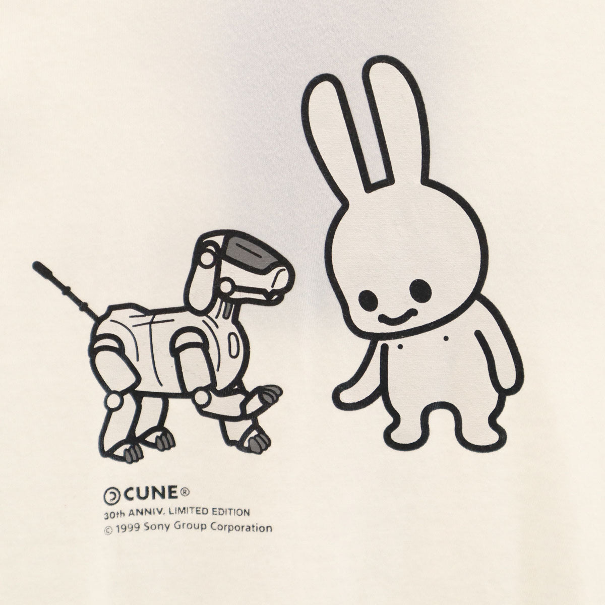 未使用 CUNE キューン アイボ30周年記念 コラボ 半袖 Tシャツ L ホワイト メンズ