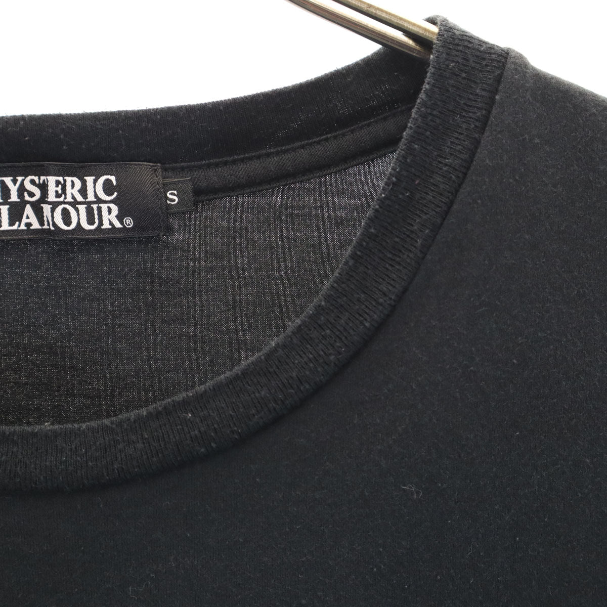 HYSTERIC GLAMOUR ヒステリックグラマー 日本製 半袖 Tシャツ S ブラック メンズ