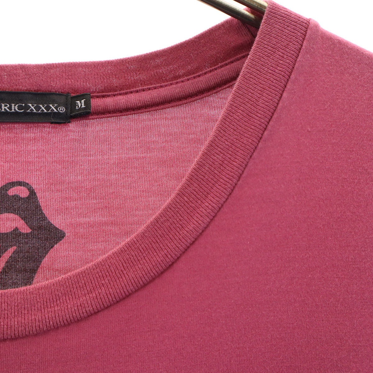 Thee Hysteric XXX ジィヒステリックトリプルエックス 日本製 ローリングストーンズ キース・リチャーズ 半袖 Tシャツ M ピンク系 メンズ