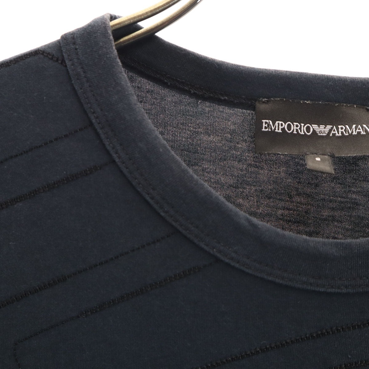 Emporio Armani エンポリオアルマーニ 半袖 Tシャツ S ブラック メンズ