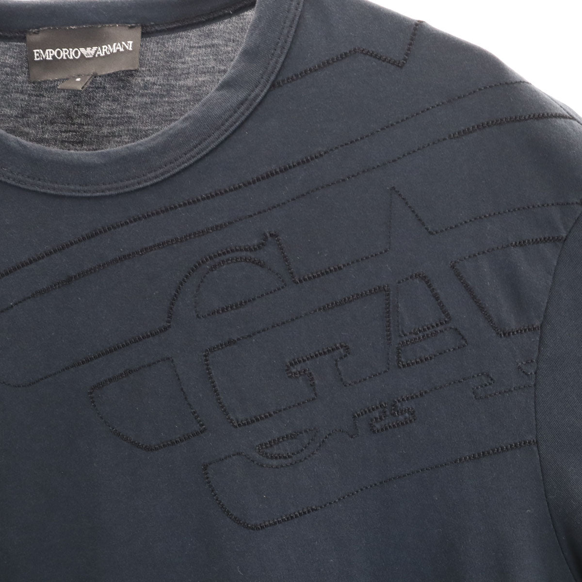 Emporio Armani エンポリオアルマーニ 半袖 Tシャツ S ブラック メンズ