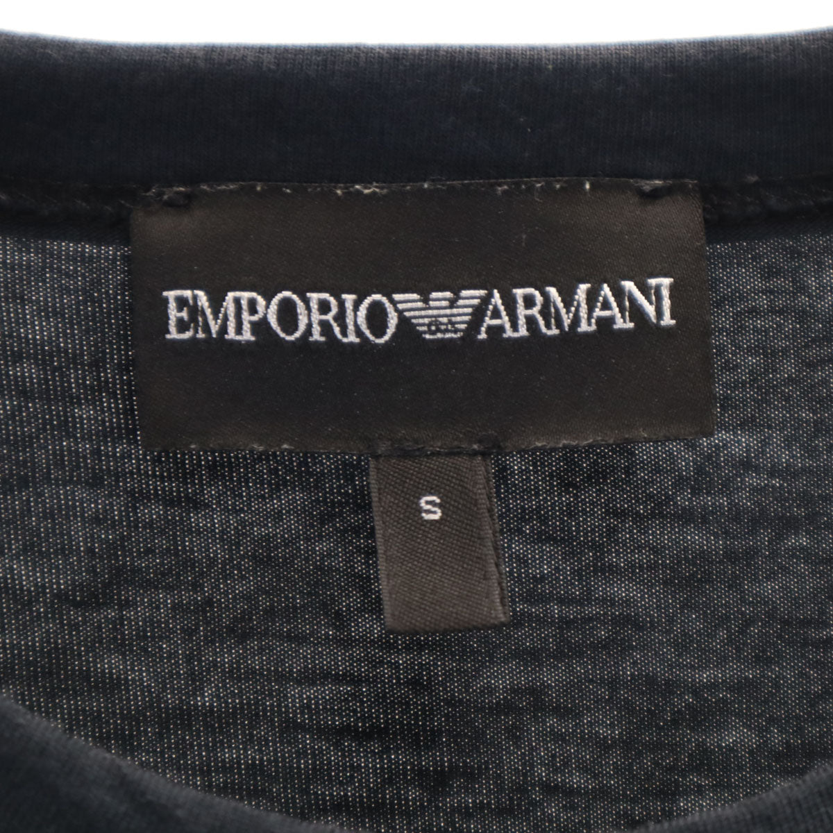 Emporio Armani エンポリオアルマーニ 半袖 Tシャツ S ブラック メンズ