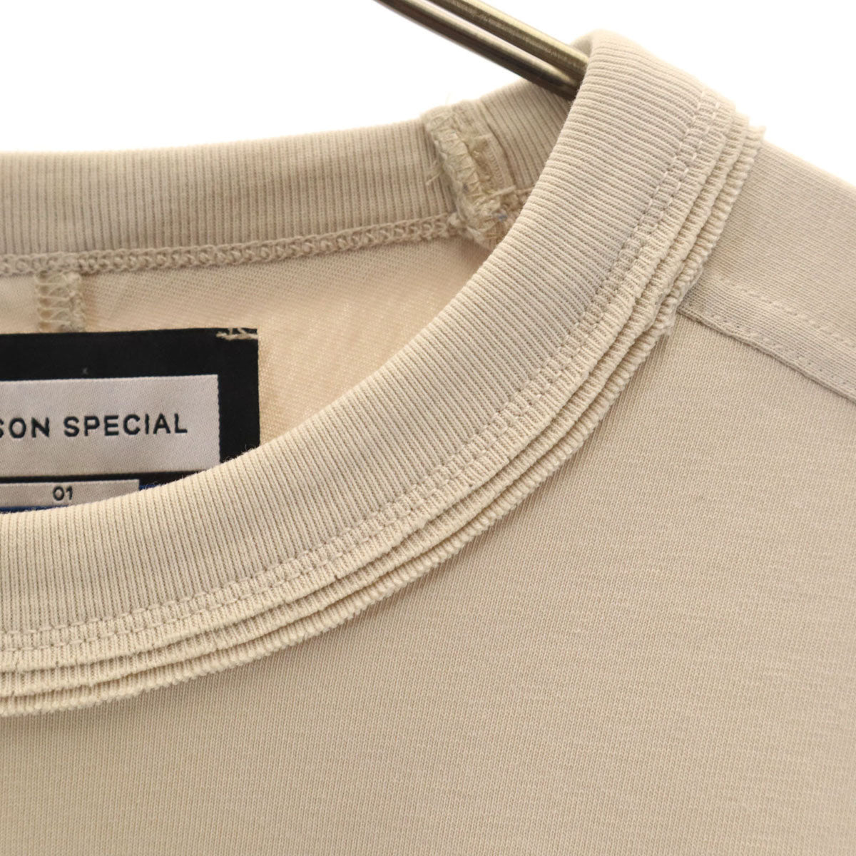 MAISON SPECIAL メゾンスペシャル 半袖 ヘビーウェイト オーバー Tシャツ 1 ベージュ メンズ